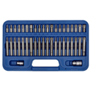 Sealey AK219 42pc 3/8" & 1/2"Sq Drive TRX-Star*/Hex/Spline Bit Set