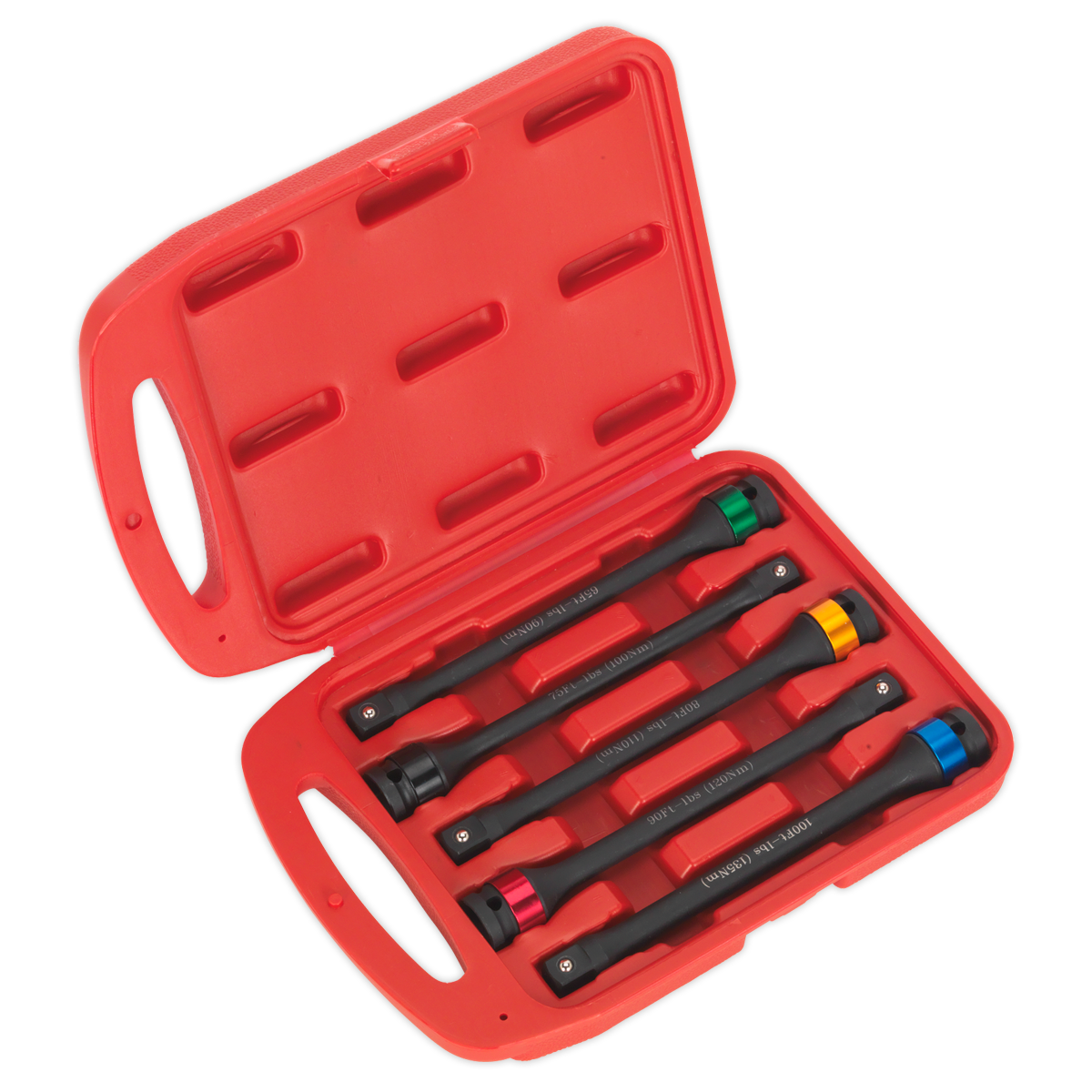 Sealey AK2242 5pc 1/2"Sq Drive Torque Stick Set