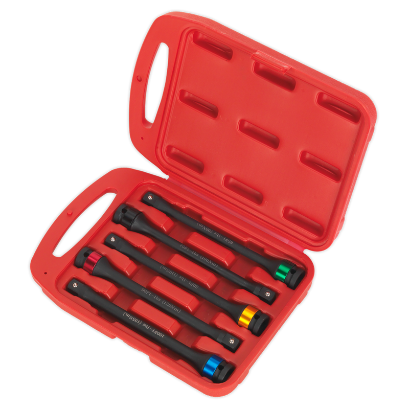 Sealey AK2242 5pc 1/2"Sq Drive Torque Stick Set