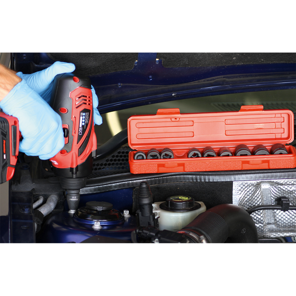 Sealey AK2301 10pc 1/2"Sq Drive Impact TRX-Star* Female Socket Set
