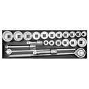 Sealey AK259/CRV 22pc 3/4"Sq Drive 12-point WallDrive√Ç¬Æ Socket Set - Metric/Imperial