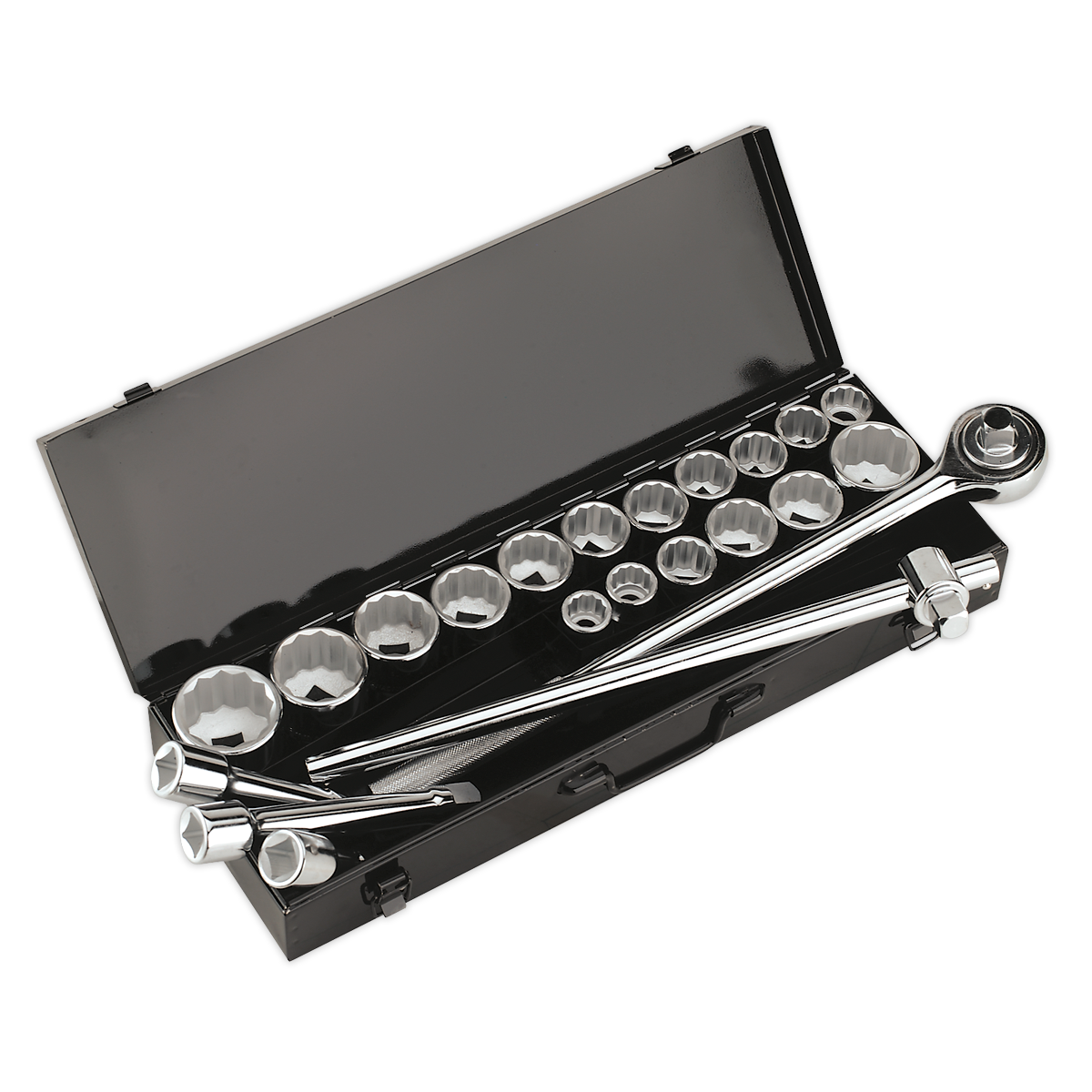 Sealey AK259/CRV 22pc 3/4"Sq Drive 12-point WallDrive‚àö√á¬¨√Ü Socket Set - Metric/Imperial