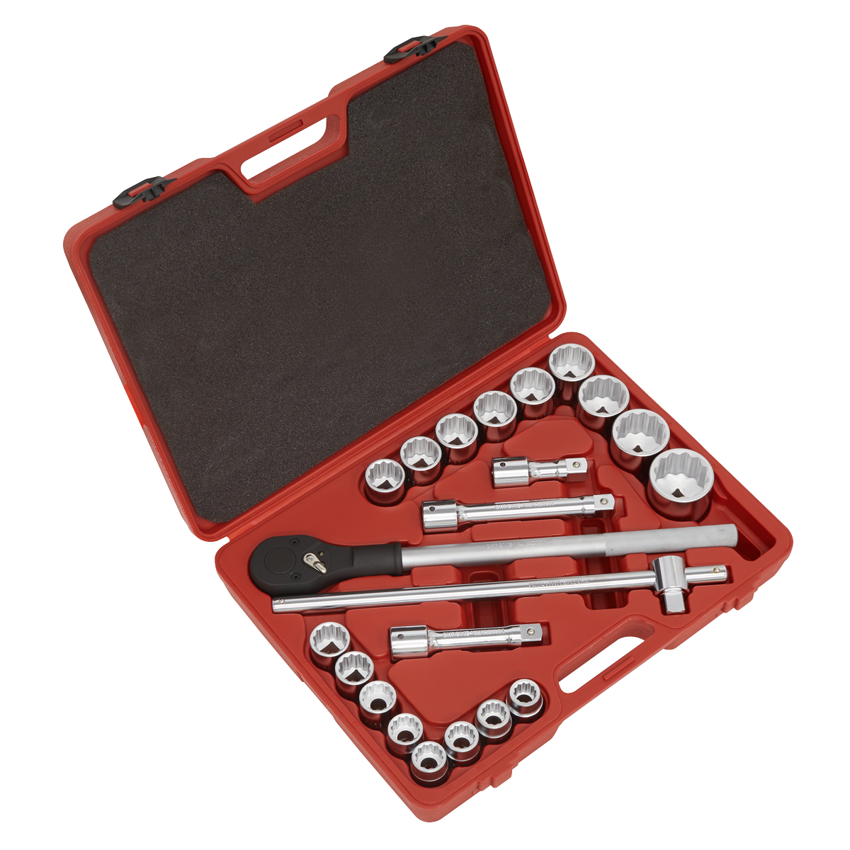 Sealey AK2598 22pc 3/4"Sq Drive 12-point WallDrive‚àö√á¬¨√Ü Socket Set