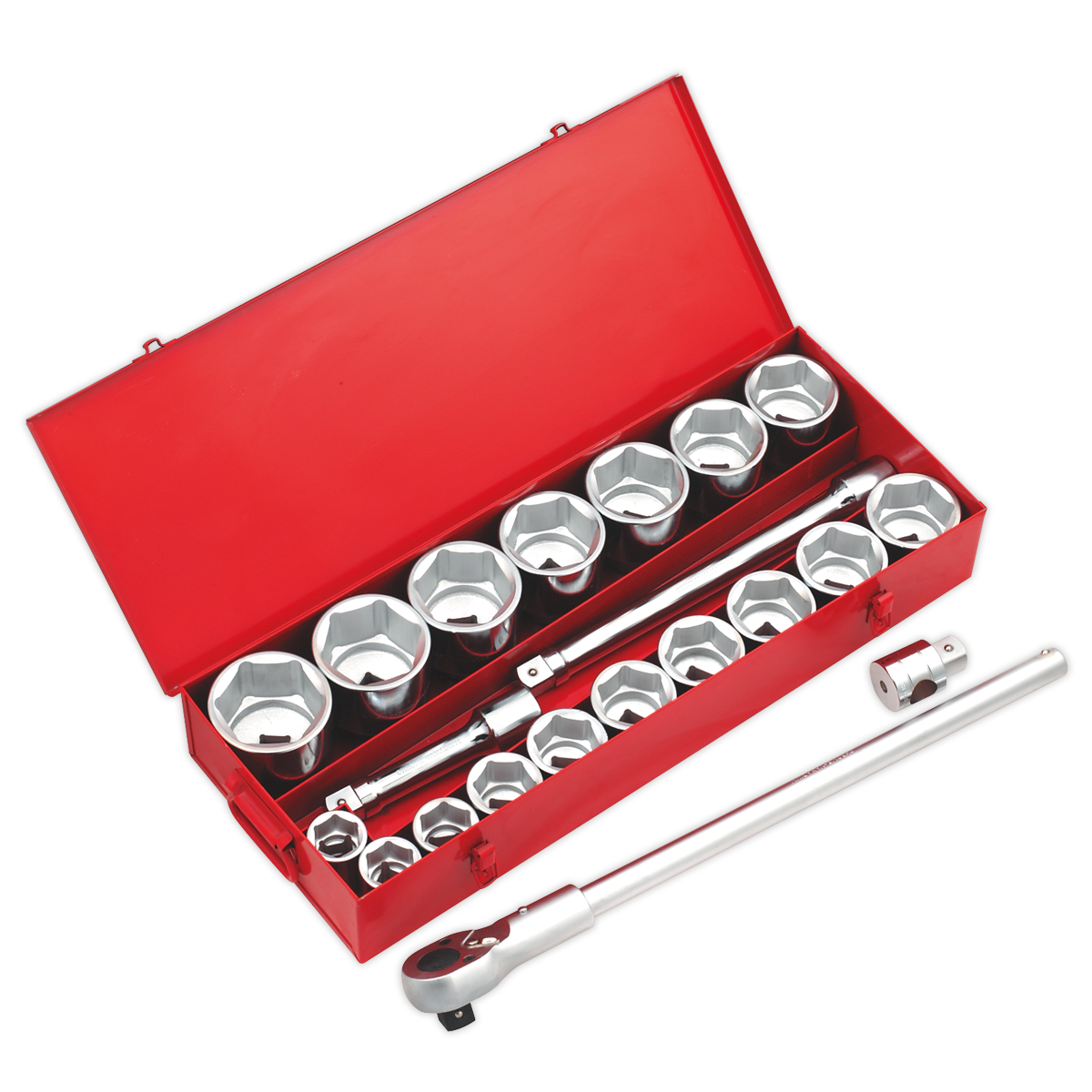 Sealey AK261 22pc 1"Sq Drive Socket Set