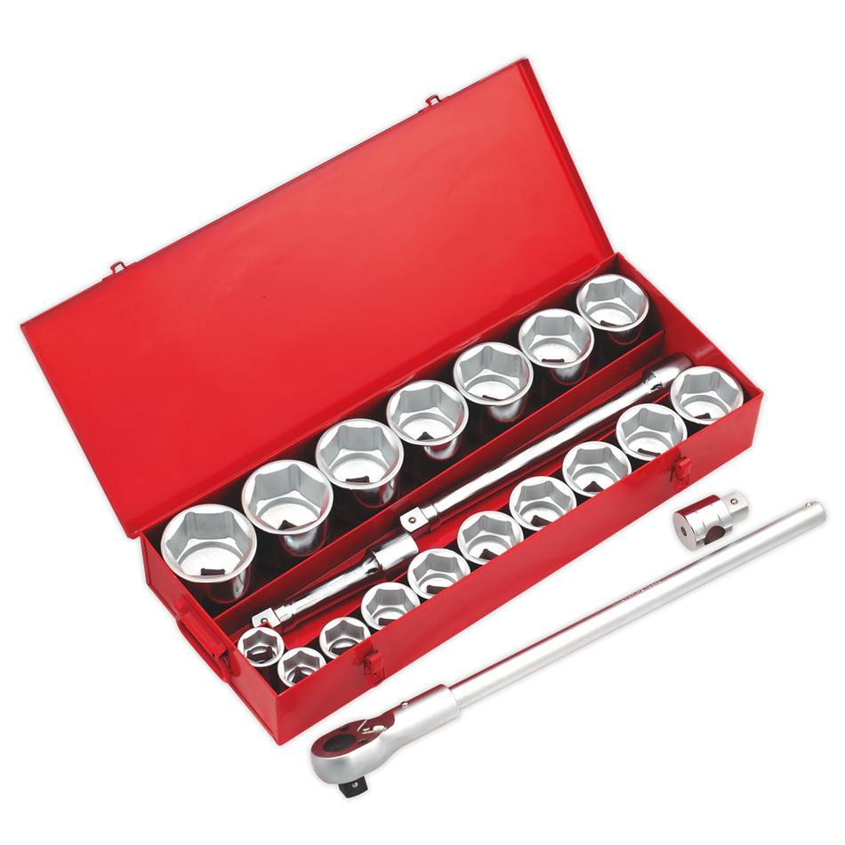 Sealey AK261 22pc 1"Sq Drive Socket Set