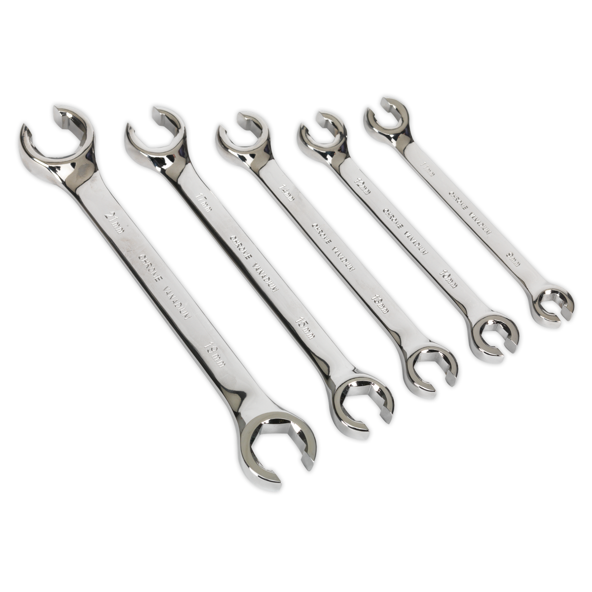 Sealey AK2651 5pc Flare Nut Spanner Set