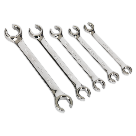 Sealey AK2651 5pc Flare Nut Spanner Set