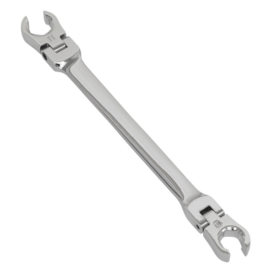 Sealey AK26521 10 x 11mm Flexi-Head Flare Nut Spanner