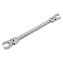 Sealey AK26521 10 x 11mm Flexi-Head Flare Nut Spanner