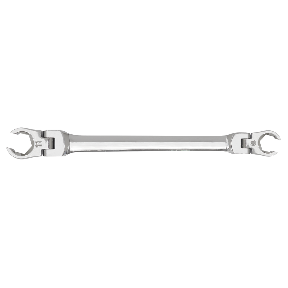 Sealey AK26521 10 x 11mm Flexi-Head Flare Nut Spanner