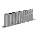 Sealey AK2671 11pc 1/4"Sq Drive Deep WallDrive√Ç¬Æ Socket Set - Imperial