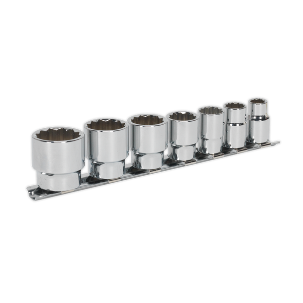 Sealey AK2676 7pc 3/8"Sq Drive Whitworth Socket Set