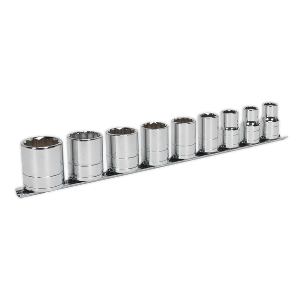 Sealey AK2677 9pc 1/2"Sq Drive Whitworth Socket Set