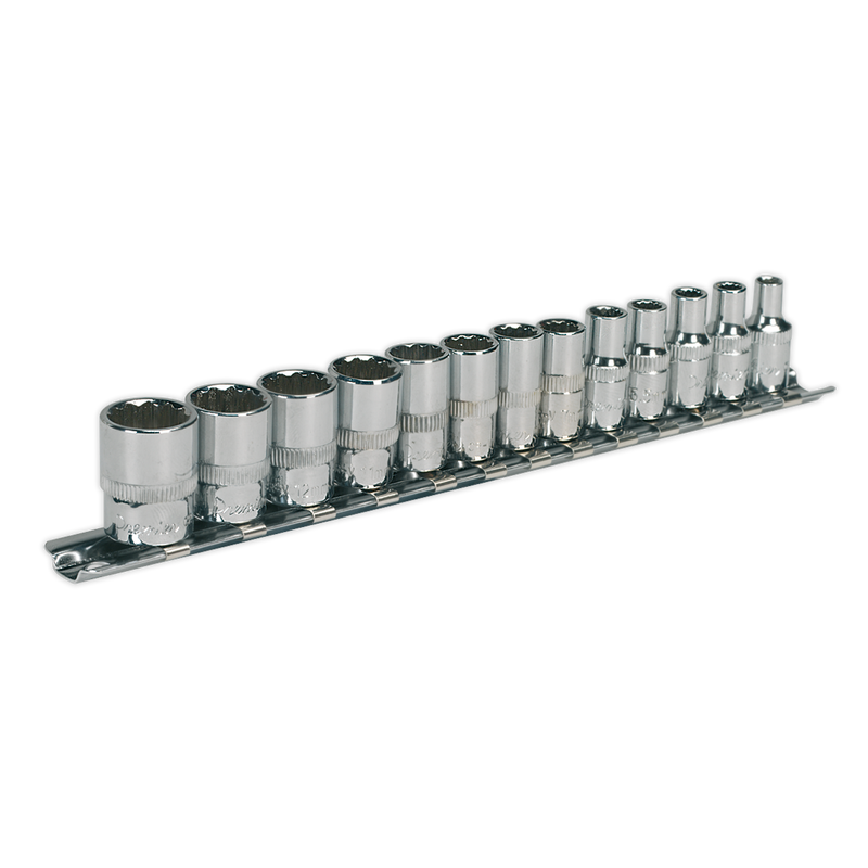 Sealey AK2680 13pc 1/4"Sq Drive 12pt WallDrive√Ç¬Æ Socket Set