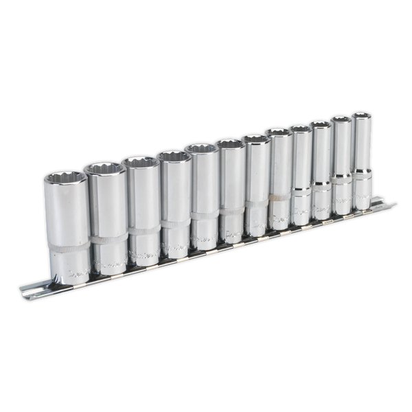 Sealey AK2683 12pc 3/8"Sq Drive 12pt Deep WallDrive√Ç¬Æ Socket Set
