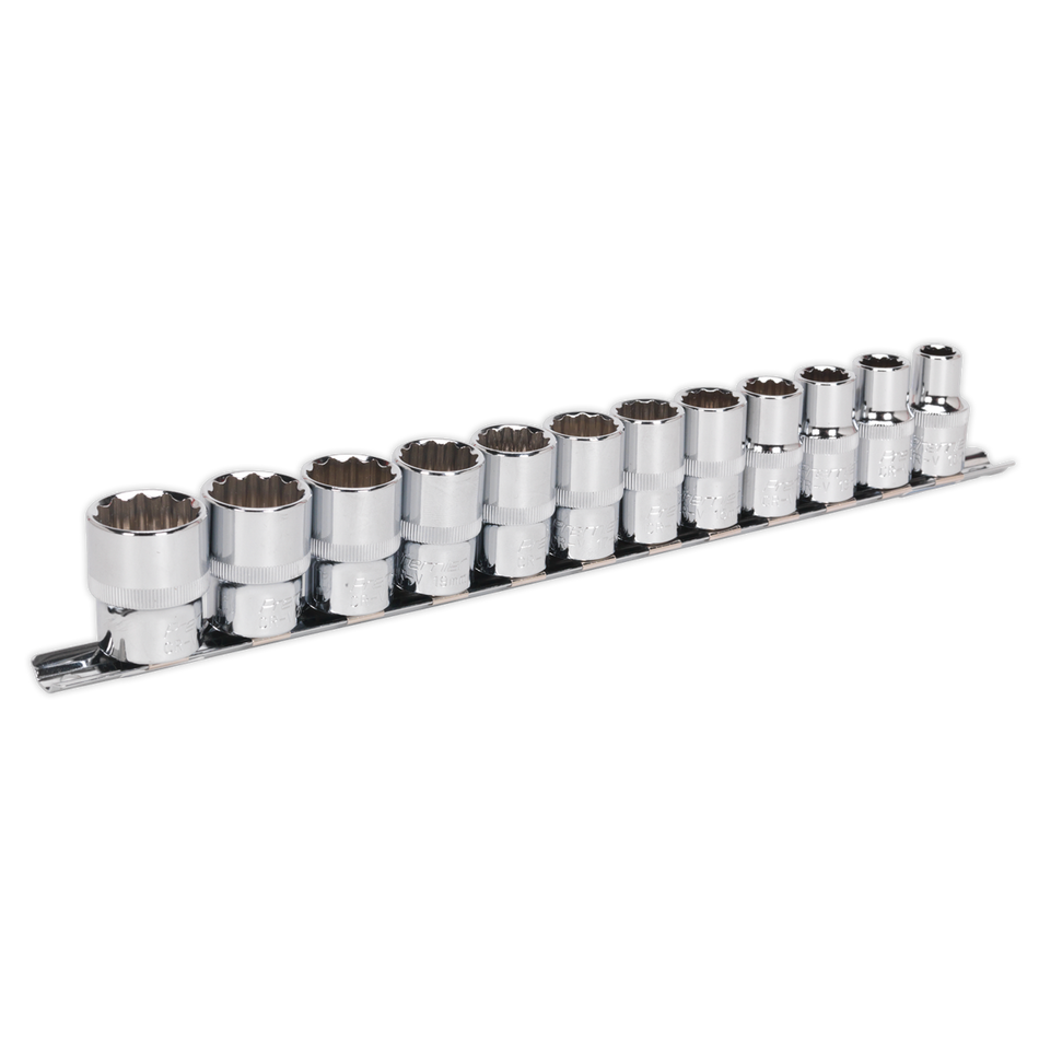 Sealey AK2684 12pc 1/2"Sq Drive 12pt WallDrive‚àö√á¬¨√Ü Socket Set