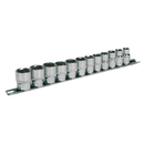 Sealey AK2693 12pc 3/8"Sq Drive WallDrive√Ç¬Æ Socket Set