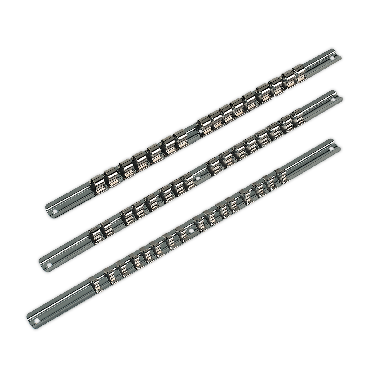 Sealey AK270 3pc Socket Retaining Rail Set