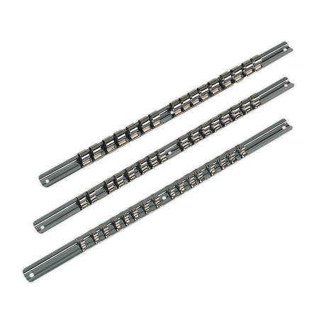 Sealey AK270 3pc Socket Retaining Rail Set