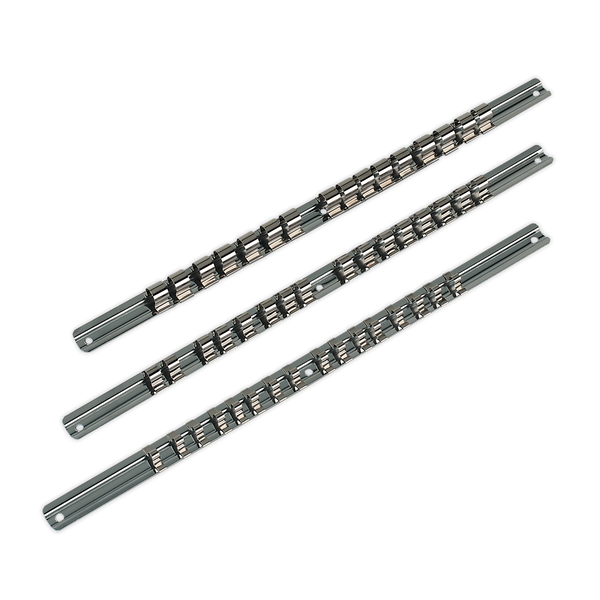 Sealey AK270 3pc Socket Retaining Rail Set