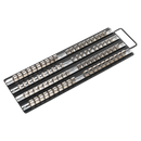 Sealey AK271B 1/4", 3/8" & 1/2"Sq Drive Socket Rail Tray - Black