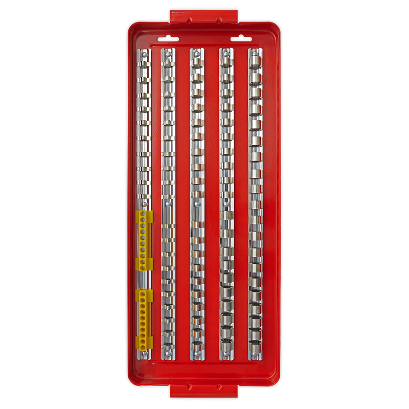 Sealey AK272 1/4", 3/8" & 1/2"Sq Drive Socket Rail Tray