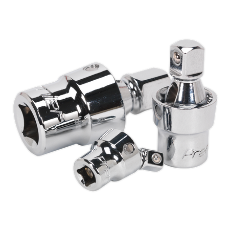 Sealey AK27371 3pc Universal Joint Set