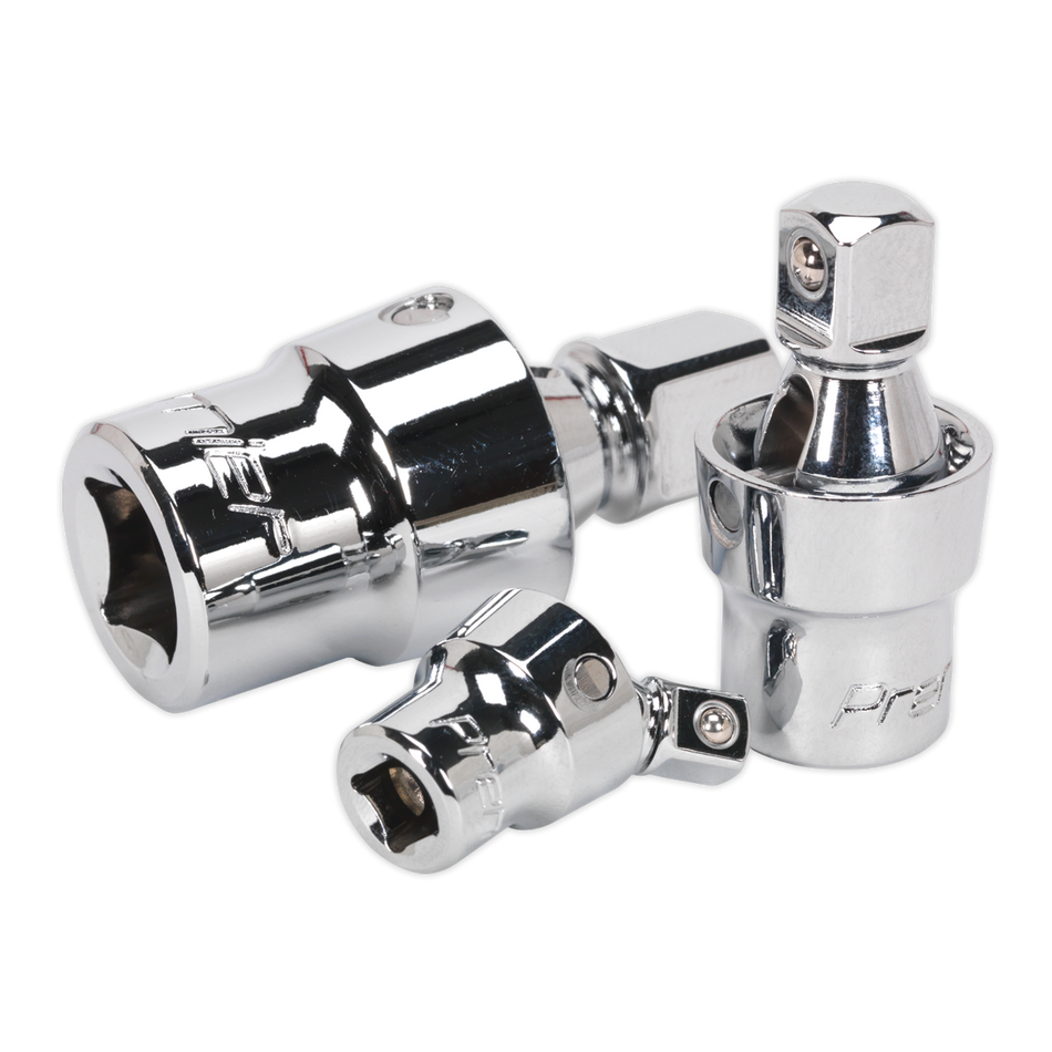 Sealey AK27371 3pc Universal Joint Set