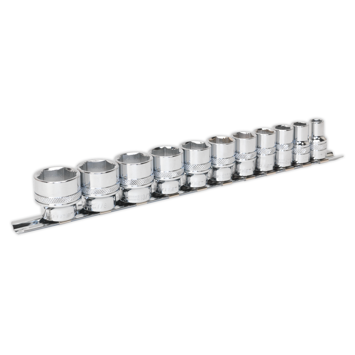 Sealey AK2740 11pc 3/8"Sq Drive Lock-On‚àö¬¢‚Äö√Ñ√ª¬¨¬¢ Socket Set - Imperial