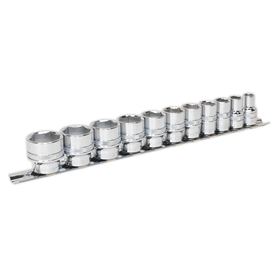 Sealey AK2740 11pc 3/8"Sq Drive Lock-On‚àö¬¢‚Äö√Ñ√ª¬¨¬¢ Socket Set - Imperial