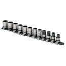 Sealey AK2741B 12pc 3/8"Sq Drive Lock-On√¢‚Äû¬¢ Socket Set - Black Series
