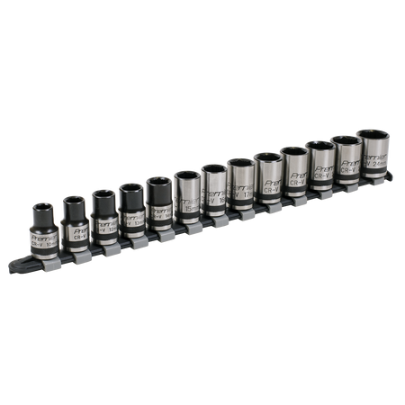 Sealey AK2742B 13pc 1/2"Sq Drive Lock-On‚àö¬¢‚Äö√Ñ√ª¬¨¬¢ Socket Set - Black Series