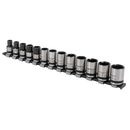 Sealey AK2742B 13pc 1/2"Sq Drive Lock-On√¢‚Äû¬¢ Socket Set - Black Series