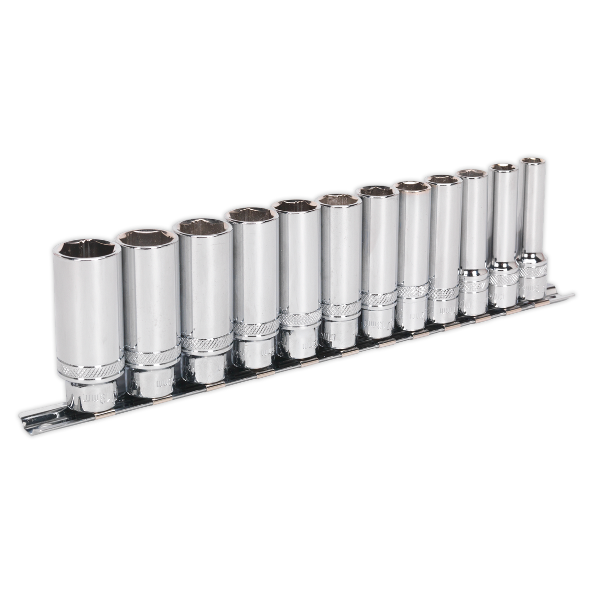 Sealey AK2744 12pc 3/8"Sq Drive Deep Lock-On‚àö¬¢‚Äö√Ñ√ª¬¨¬¢ Socket Set