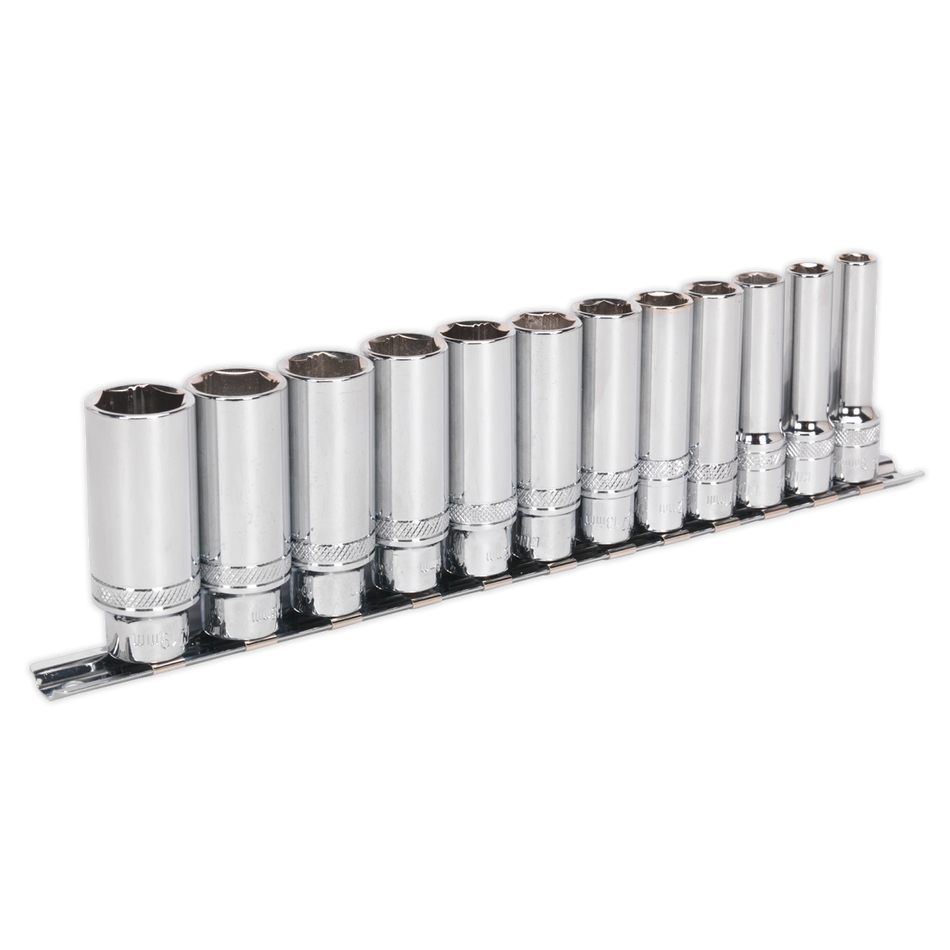 Sealey AK2744 12pc 3/8"Sq Drive Deep Lock-On‚àö¬¢‚Äö√Ñ√ª¬¨¬¢ Socket Set