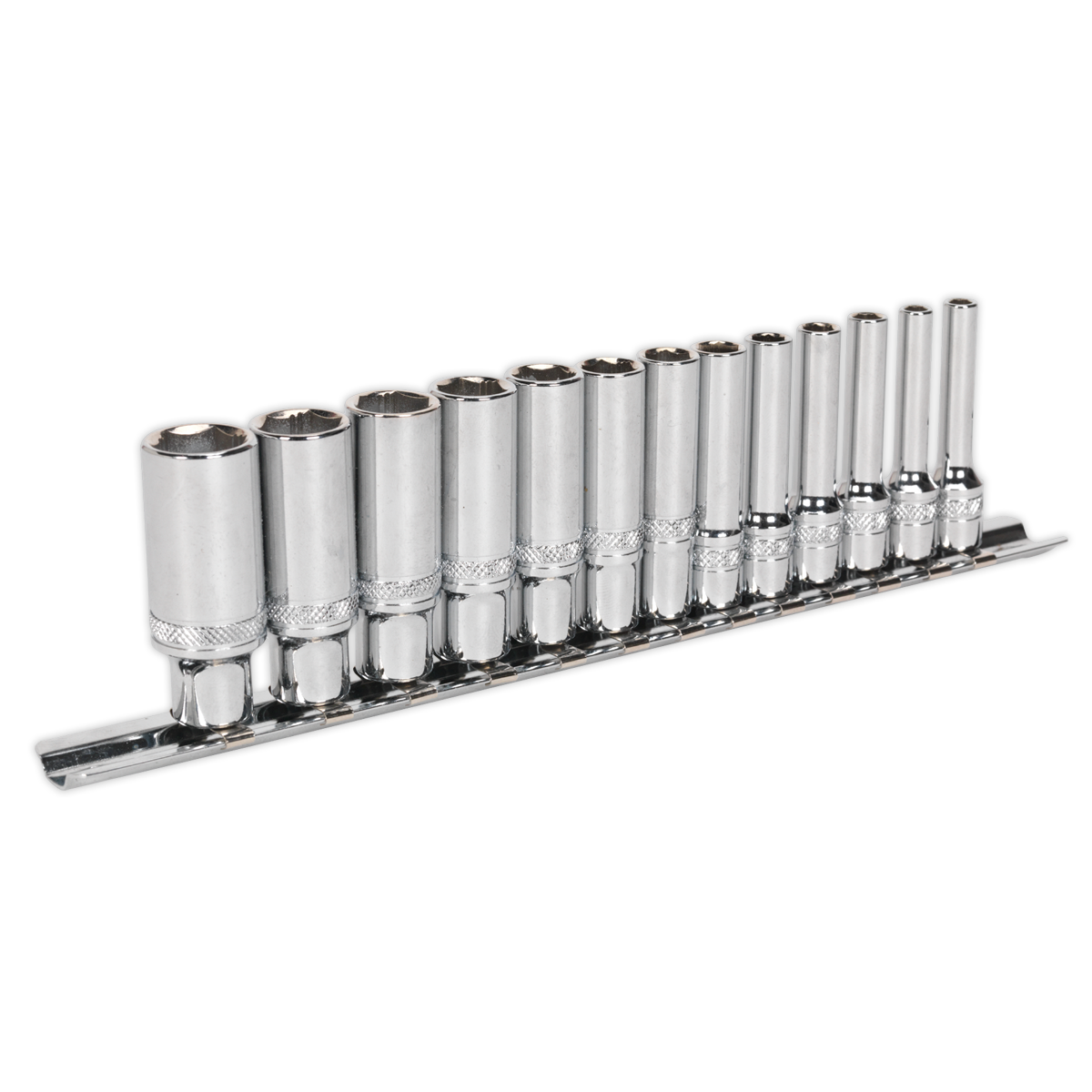 Sealey AK2747 13pc 1/4"Sq Drive Deep Lock-On‚àö¬¢‚Äö√Ñ√ª¬¨¬¢ Socket Set