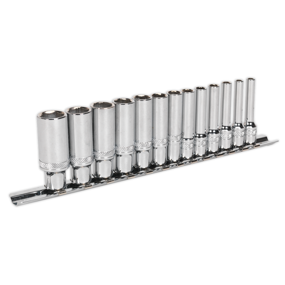 Sealey AK2747 13pc 1/4"Sq Drive Deep Lock-On‚àö¬¢‚Äö√Ñ√ª¬¨¬¢ Socket Set