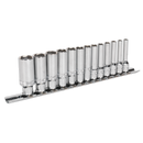 Sealey AK2747 13pc 1/4"Sq Drive Deep Lock-On√¢‚Äû¬¢ Socket Set