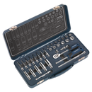 Sealey AK27480 32pc 1/4"Sq Drive Lock-On√¢‚Äû¬¢ Socket Set