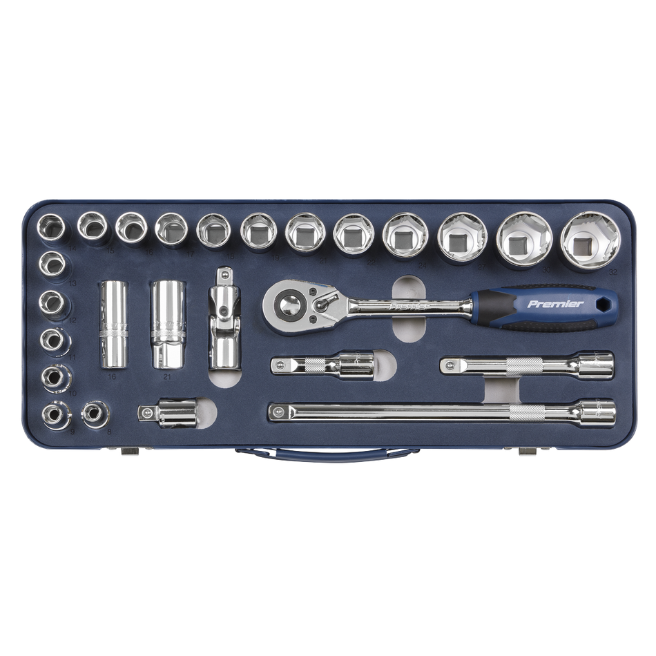 Sealey AK27482 26pc 1/2"Sq Drive Lock-On‚àö¬¢‚Äö√Ñ√ª¬¨¬¢ Socket Set
