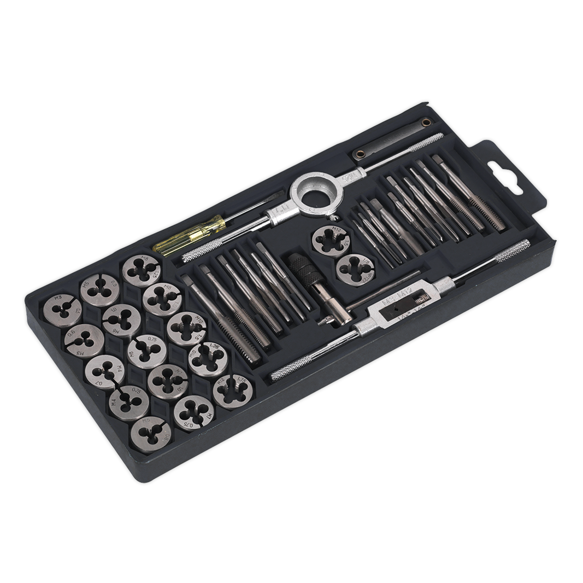 Sealey AK301 40pc Tap & Die Set Split Dies - Metric