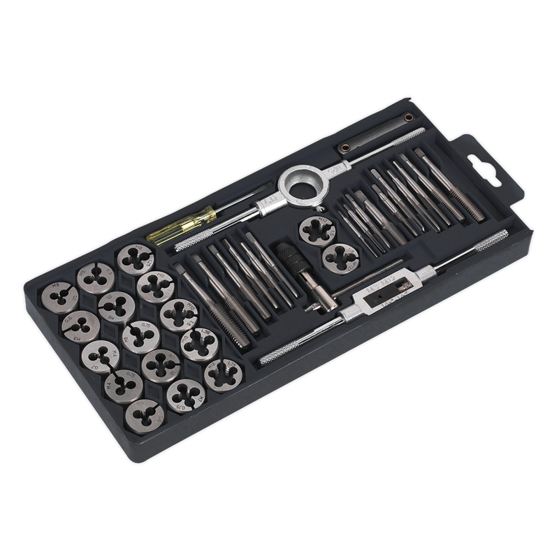 Sealey AK301 40pc Tap & Die Set Split Dies - Metric
