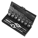 Sealey AK3015HSS 32pc Professional Tap & Die Set Split Dies - Metric HSS 4341