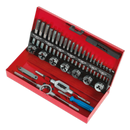 Sealey AK3015 32pc Tap & Die Set Split Dies - Metric