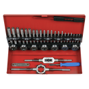 Sealey AK3015 32pc Tap & Die Set Split Dies - Metric