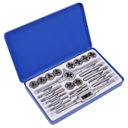Sealey AK3024IMP 24pc Tap & Split Die Set - Imperial