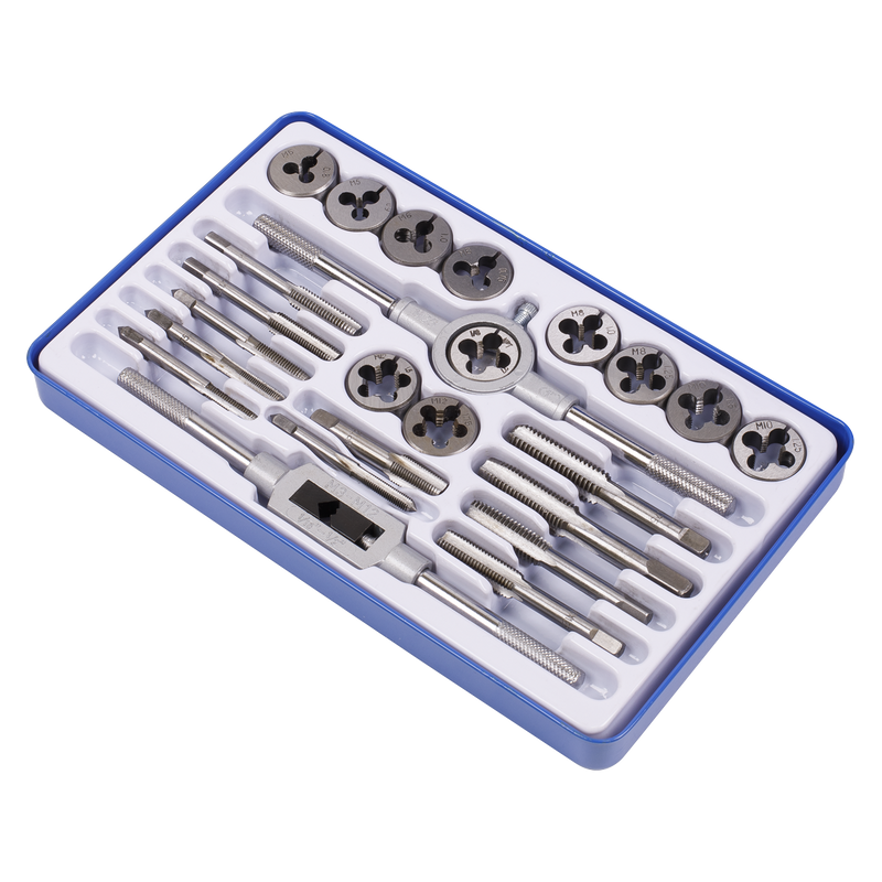 Sealey AK3024IMP 24pc Tap & Split Die Set - Imperial