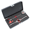 Sealey AK3027 5pc Bi-Directional Ratchet Tap & Die Holder Set - Metric