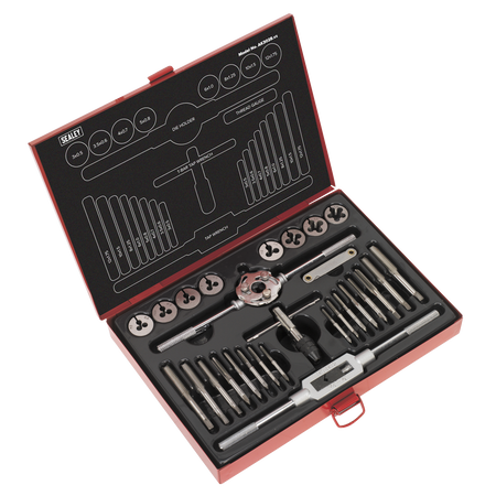 Sealey AK3028 28pc Mechanic‚àö¬¢‚Äö√á¬®‚Äö√ë¬¢s Tap & Die Set Split Dies - Metric