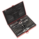 Sealey AK3028 28pc Mechanic√¢‚Ç¨‚Ñ¢s Tap & Die Set Split Dies - Metric